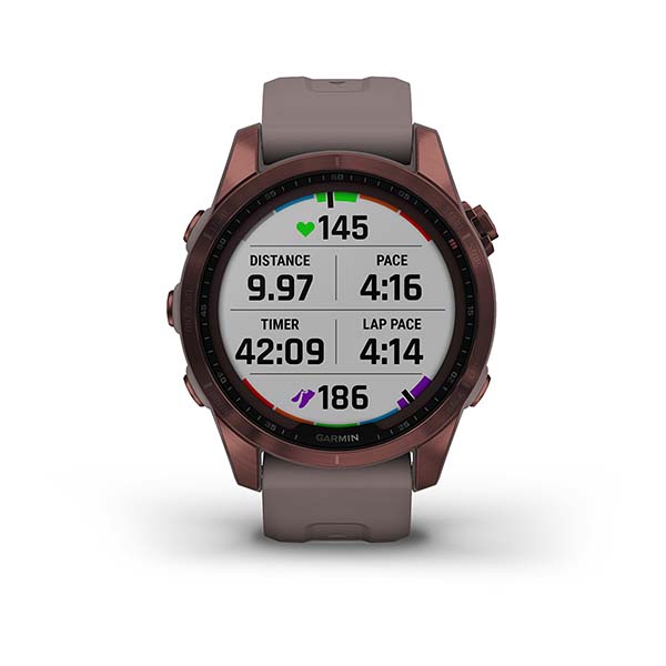 Fenix 7S Sapphire Solar ��������� �����-��������� � ��������-����� ����������� ��������
