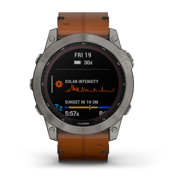 Fenix 7X Sapphire Solar ��������� ������ � ���������� ������� ��������