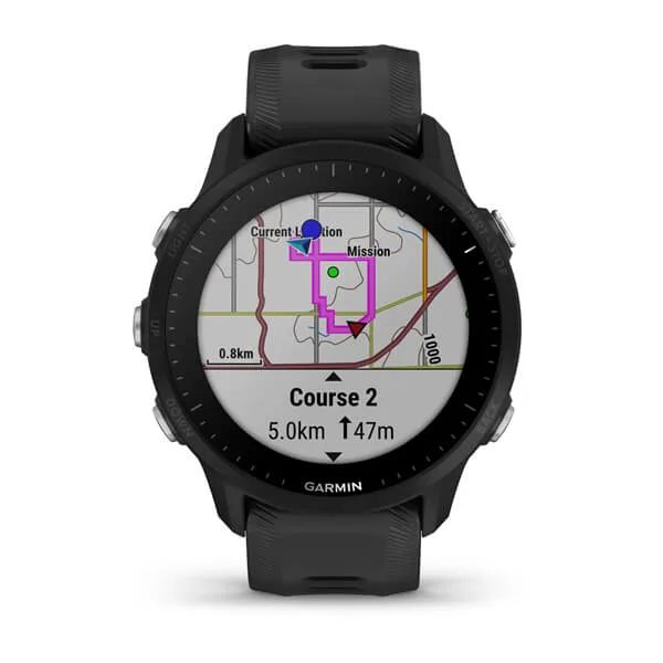 Forerunner 955 с черным ремешком Forerunner 955 с черным ремешком
