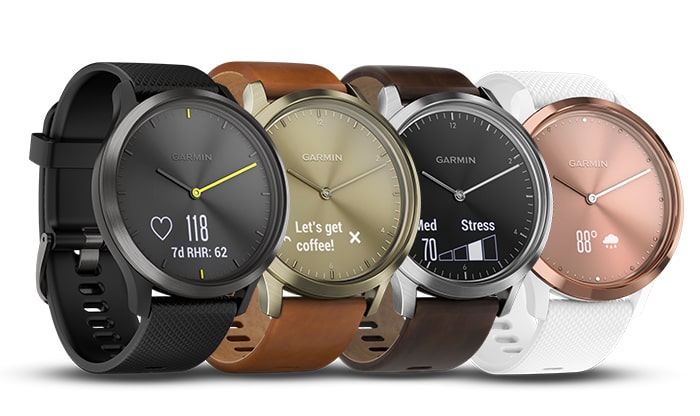 Часы vivomove HR Premium серебряные с тёмно-коричневым ремешком Часы vivomove HR Premium серебряные с тёмно-коричневым ремешком